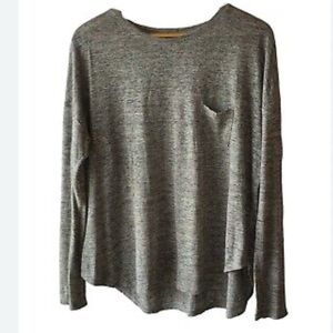 Vince medium gray overshirt loose fit oversized medium top
